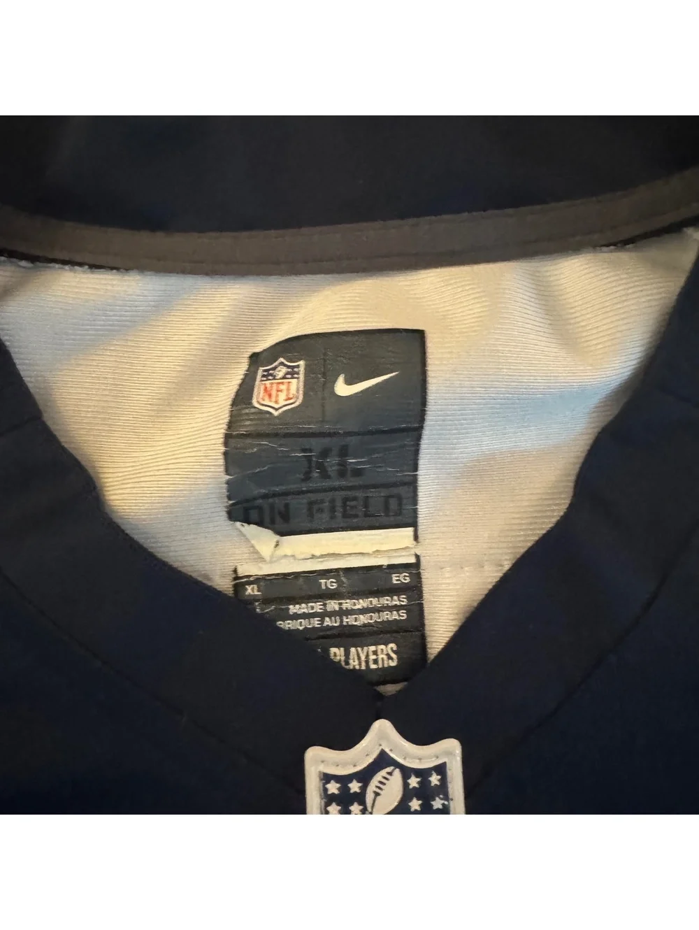 Ezekiel Elliot Dallas Cowboys Nike On Field Jersey Navy Men’s Size XL